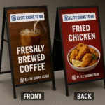 Heavy Duty Slide-In A-Frame Sidewalk Sign