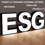 Trimmed Front Lit Channel Letters